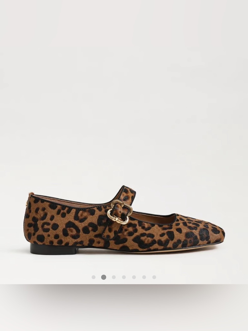 Sam Edelman Mary Jane Flats - Leopard Brahma Hair Leather - Picture 2 of 9